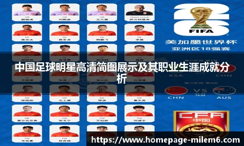 中国足球明星高清简图展示及其职业生涯成就分析